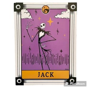 Nightmare before Christmas Tarot Sign Jack Skellington Wall Hanging Colorful